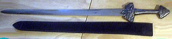 viking sword from scania sweden reproduction sword
