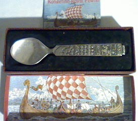 viking king relic spoon from norway