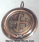 runic Saxon Hooked Cross2 symbol pendants medallions