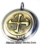 runic Saxon Hooked Cross4 symbol pendants medallions