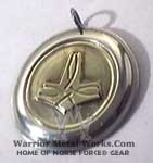 1.4 inch runic norse viking medallions