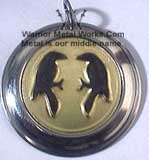 Hugginn and Munnin pendants medallions