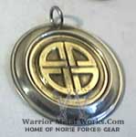 runic Shield Knot symbol pendants medallions