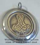 runic thor Hammer symbol pendants medallions