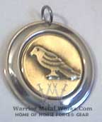 runic Raven symbol pendants medallions