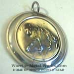 runic Wolf symbol pendants medallions