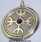 Rune of Power Gemstone Medallion