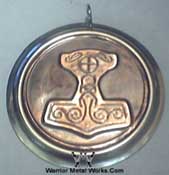 2.6 inch big viking pendant medallions