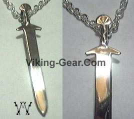 Viking rune sword Pendants key to Valhalla