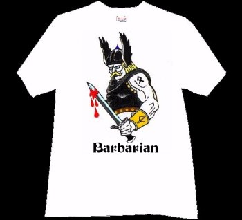 viking barbarian tshirt