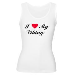 i love my viking ladies tank tops and spagetti tops and apparel
