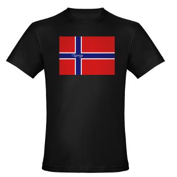 norge norway black tshirts