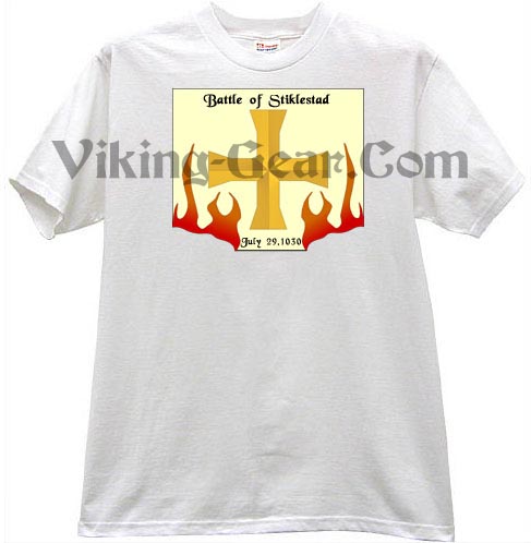 king olafs burning battle standard from stiklestad shirt