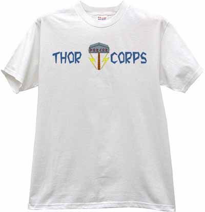 thor corps thor hammer tshirt