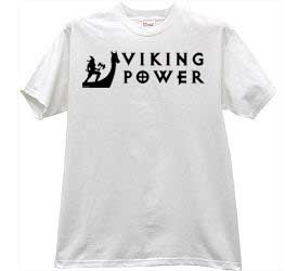 viking power viking ship tshirt