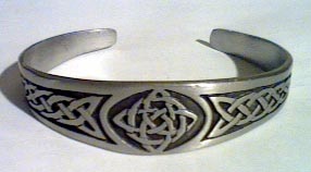 pewter celtic bracelet