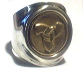 norse valknut thor hammer tri-horn signet rings with runes2