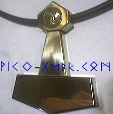 custom mega-Thorrus mega Bronze thor hammer pendant