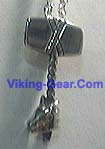 hammer of the god thor wielding hammer sterling silver pendant